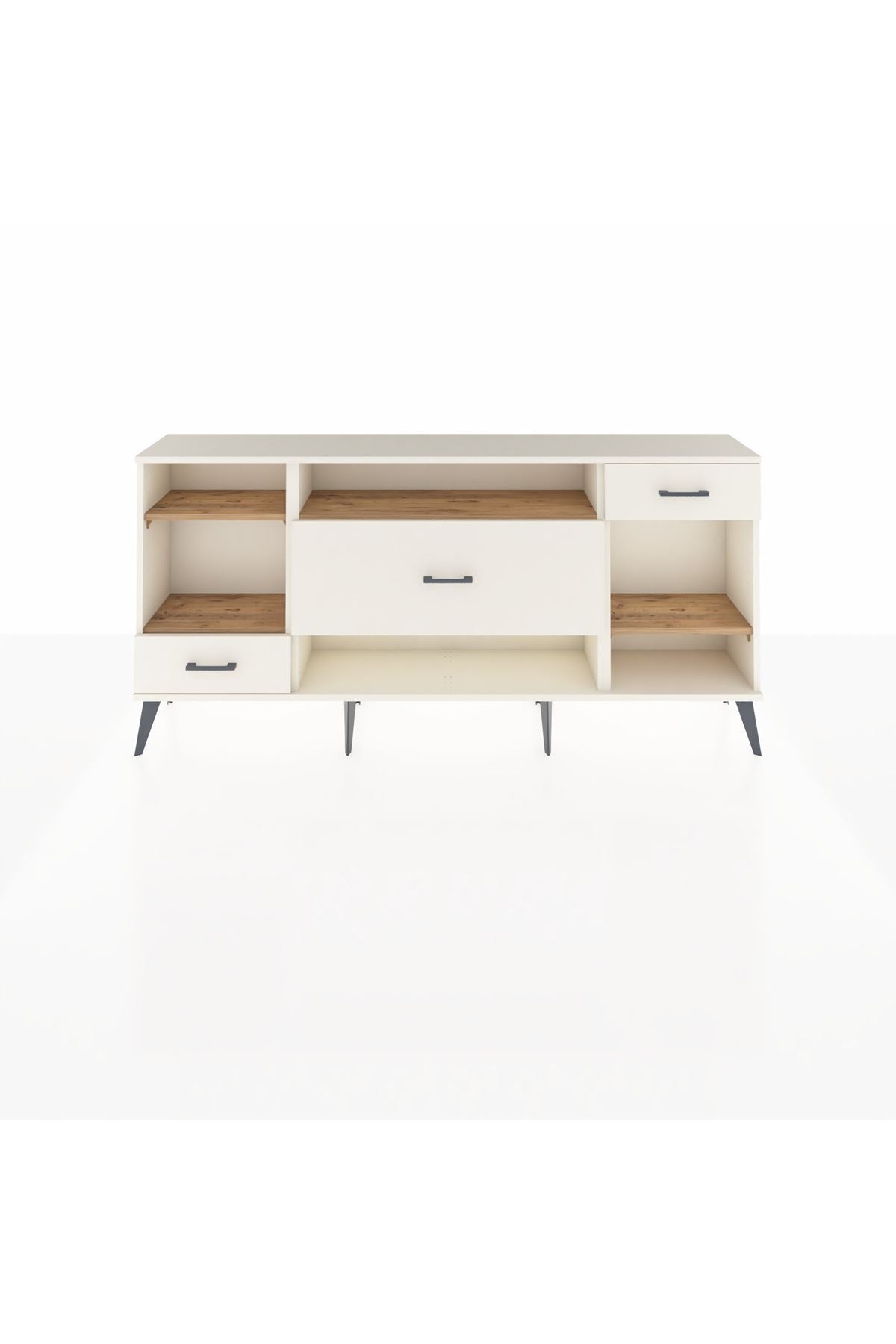Arges Konsol 4 Raflı 3 Çekmeceli 176x30x83 - S148M021V01A
