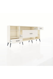 Arges Konsol 4 Raflı 3 Çekmeceli 176x30x83 - S148M021V04A
