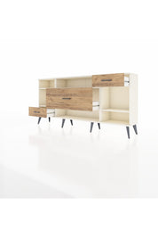 Arges Konsol 4 Raflı 3 Çekmeceli 176x30x83 - S148M021V06A