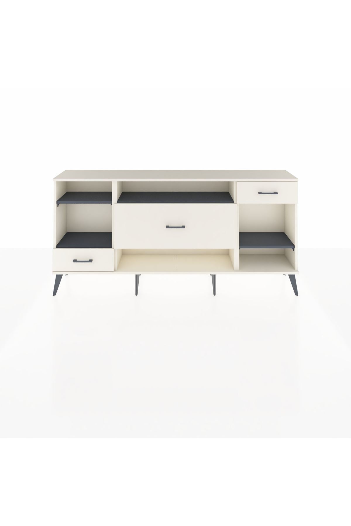 Arges Konsol 4 Raflı 3 Çekmeceli 176x30x83 - S148M021V07A