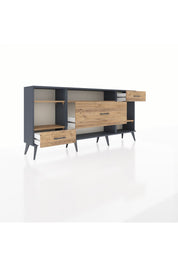 Arges Konsol 4 Raflı 3 Çekmeceli 176x30x83 - S148M021V12A