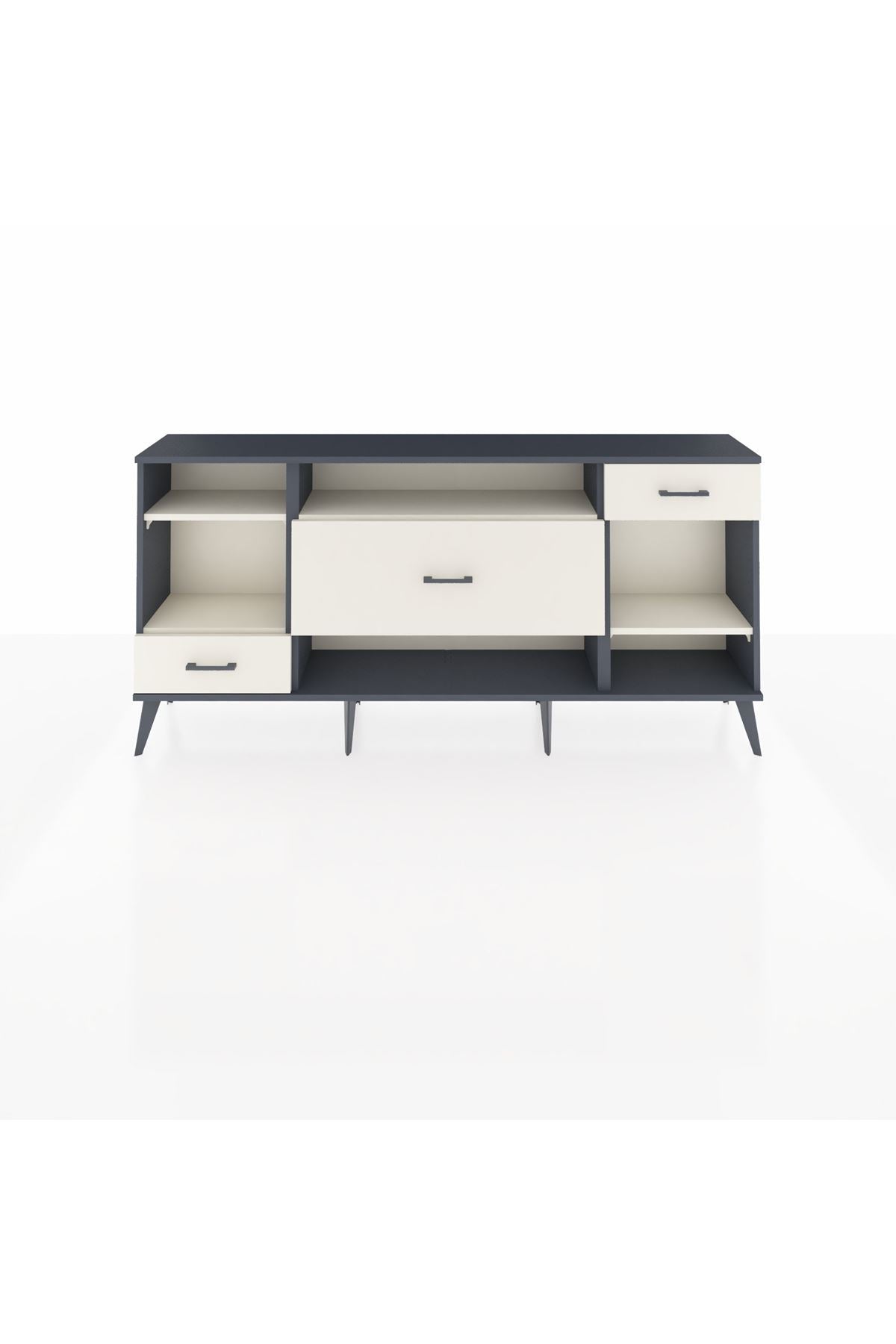 Arges Konsol 4 Raflı 3 Çekmeceli 176x30x83 - S148M021V13A