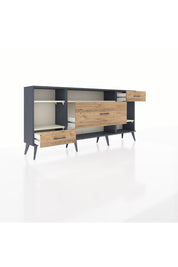 Arges Konsol 4 Raflı 3 Çekmeceli 176x30x83 - S148M021V15A