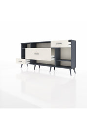 Arges Konsol 4 Raflı 3 Çekmeceli 176x30x83 - S148M021V16A