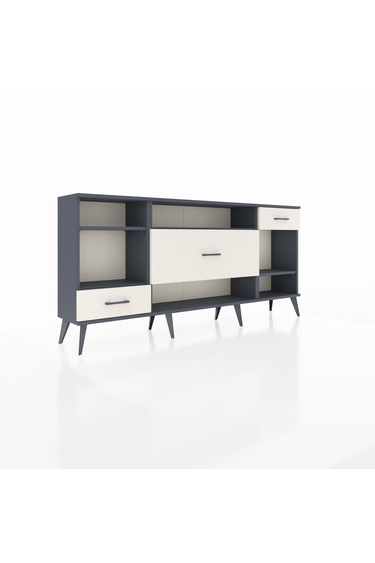 Arges Konsol 4 Raflı 3 Çekmeceli 176x30x83 - S148M021V16A