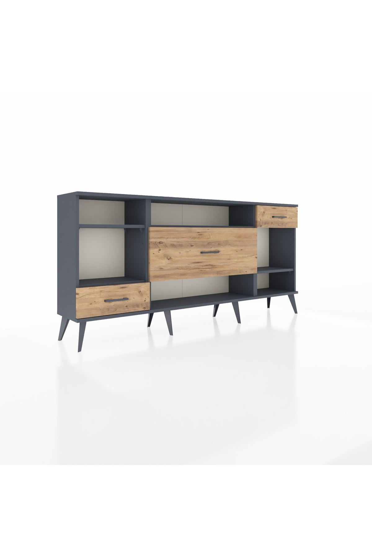 Arges Konsol 4 Raflı 3 Çekmeceli 176x30x83 - S148M021V18A