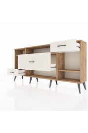 Arges Konsol 4 Raflı 3 Çekmeceli 176x30x83 - S148M021V19A
