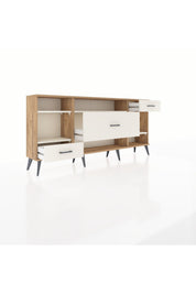 Arges Konsol 4 Raflı 3 Çekmeceli 176x30x83 - S148M021V22A