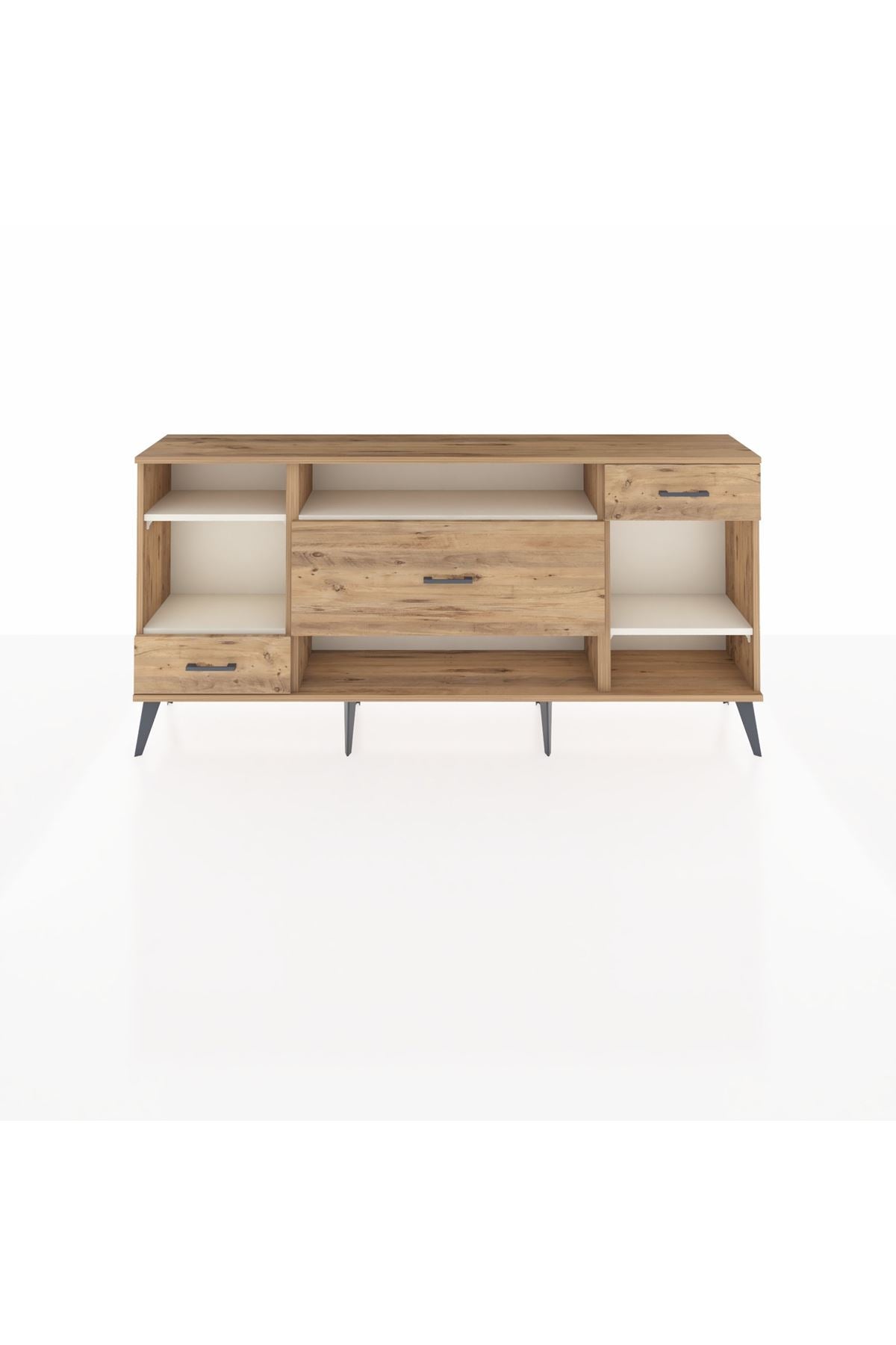 Arges Konsol 4 Raflı 3 Çekmeceli 176x30x83 - S148M021V24A