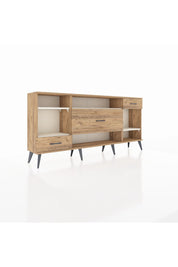 Arges Konsol 4 Raflı 3 Çekmeceli 176x30x83 - S148M021V24A