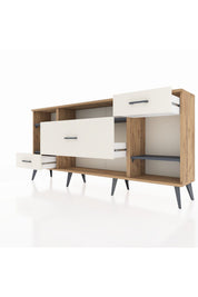 Arges Konsol 4 Raflı 3 Çekmeceli 176x30x83 - S148M021V25A