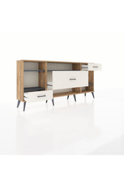 Arges Konsol 4 Raflı 3 Çekmeceli 176x30x83 - S148M021V25A