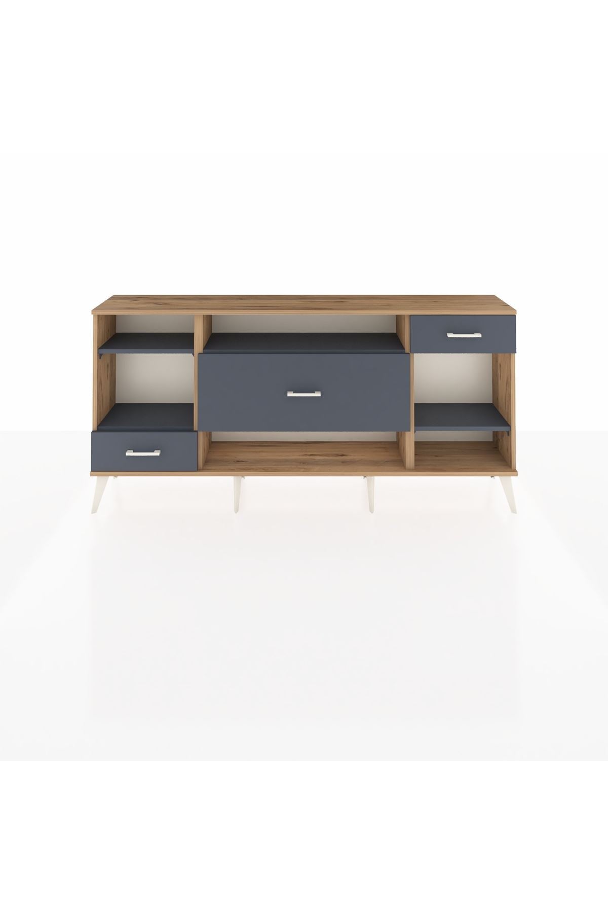Arges Konsol 4 Raflı 3 Çekmeceli 176x30x83 - S148M021V26A