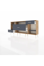 Arges Konsol 4 Raflı 3 Çekmeceli 176x30x83 - S148M021V26A