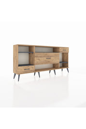 Arges Konsol 4 Raflı 3 Çekmeceli 176x30x83 - S148M021V27A