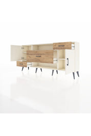 Arges Konsol 4 Raflı 3 Çekmeceli 2 Kapaklı 176x30x83 - S148M022V06A
