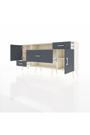 Arges Konsol 4 Raflı 3 Çekmeceli 2 Kapaklı 176x30x83 - S148M022V08A