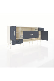 Arges Konsol 4 Raflı 3 Çekmeceli 2 Kapaklı 176x30x83 - S148M022V08A