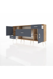 Arges Konsol 4 Raflı 3 Çekmeceli 2 Kapaklı 176x30x83 - S148M022V26A
