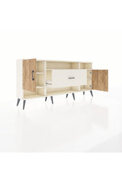 Arges Konsol 5 Raflı Tek Çekmeceli 2 Kapaklı 176x30x83 - S148M023V01A