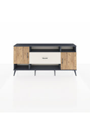 Arges Konsol 5 Raflı Tek Çekmeceli 2 Kapaklı 176x30x83 - S148M023V10A