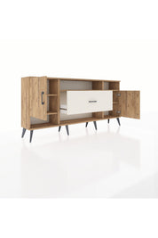 Arges Konsol 5 Raflı Tek Çekmeceli 2 Kapaklı 176x30x83 - S148M023V19A