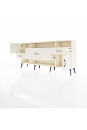 Arges Konsol 3 Raflı 3 Çekmeceli 2 Kapaklı 176x30x83 - S148M024V04A