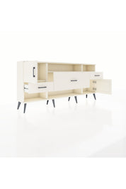 Arges Konsol 3 Raflı 3 Çekmeceli 2 Kapaklı 176x30x83 - S148M024V04A