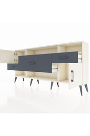 Arges Konsol 3 Raflı 3 Çekmeceli 2 Kapaklı 176x30x83 - S148M024V05A