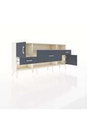 Arges Konsol 3 Raflı 3 Çekmeceli 2 Kapaklı 176x30x83 - S148M024V08A