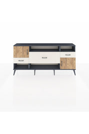 Arges Konsol 3 Raflı 3 Çekmeceli 2 Kapaklı 176x30x83 - S148M024V10A