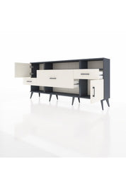 Arges Konsol 3 Raflı 3 Çekmeceli 2 Kapaklı 176x30x83 - S148M024V13A