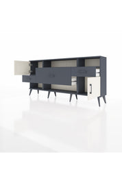 Arges Konsol 3 Raflı 3 Çekmeceli 2 Kapaklı 176x30x83 - S148M024V14A