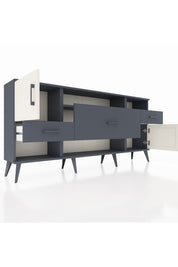 Arges Konsol 3 Raflı 3 Çekmeceli 2 Kapaklı 176x30x83 - S148M024V14A