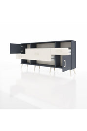 Arges Konsol 3 Raflı 3 Çekmeceli 2 Kapaklı 176x30x83 - S148M024V16A