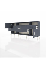 Arges Konsol 3 Raflı 3 Çekmeceli 2 Kapaklı 176x30x83 - S148M024V17A