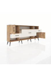 Arges Konsol 3 Raflı 3 Çekmeceli 2 Kapaklı 176x30x83 - S148M024V19A