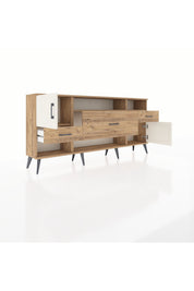 Arges Konsol 3 Raflı 3 Çekmeceli 2 Kapaklı 176x30x83 - S148M024V24A