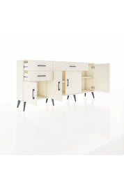 Arges Konsol 3 Raflı 3 Çekmeceli 4 Kapaklı 176x30x83 - S148M025V04A