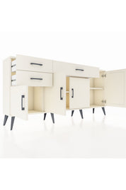 Arges Konsol 3 Raflı 3 Çekmeceli 4 Kapaklı 176x30x83 - S148M025V04A