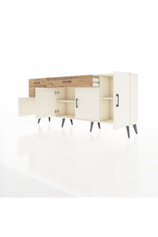 Arges Konsol 3 Raflı 3 Çekmeceli 4 Kapaklı 176x30x83 - S148M025V06A