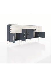 Arges Konsol Tek Raflı 5 Çekmeceli 4 Kapaklı 176x30x83 - S148M026V16A