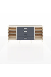 Arges Konsol 6 Raflı 4 Çekmeceli 176x30x83 - S148M027V02A