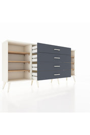 Arges Konsol 6 Raflı 4 Çekmeceli 176x30x83 - S148M027V02A