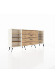 Arges Konsol 6 Raflı 4 Çekmeceli 176x30x83 - S148M027V03A
