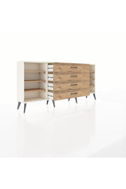 Arges Konsol 6 Raflı 4 Çekmeceli 176x30x83 - S148M027V03A