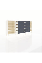 Arges Konsol 6 Raflı 4 Çekmeceli 176x30x83 - S148M027V05A