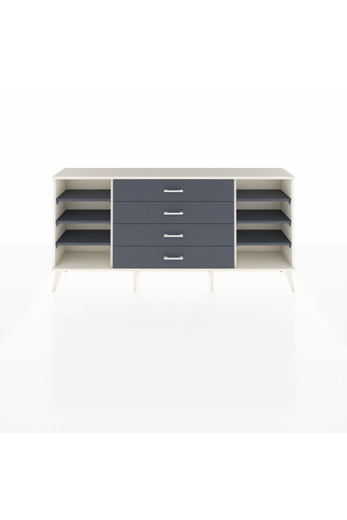 Arges Konsol 6 Raflı 4 Çekmeceli 176x30x83 - S148M027V08A