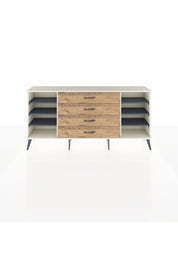 Arges Konsol 6 Raflı 4 Çekmeceli 176x30x83 - S148M027V09A