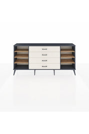 Arges Konsol 6 Raflı 4 Çekmeceli 176x30x83 - S148M027V10A